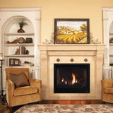 Superior - DRT3500 Series - Direct Vent, Elec, Charred Oak Logs, Top/Rear