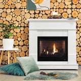 Superior - DRT3500 Series - Direct Vent, Elec, Charred Oak Logs, Top/Rear