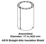 Majestic AS10 Straight Flue Attic Insulation Shield