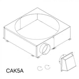 Outdoor Lifestyle - Chimney air kit ( For use with BIR42 and RUTHERFORD-42, DCASTLEWD-42) - CAK8A