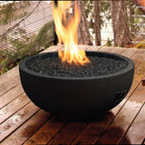 Marquis by Kingsman - Fire Bowl 30" Diameter - Concrete Textured Charcoal - T Series - FPB30TBT | FPB30SGT
