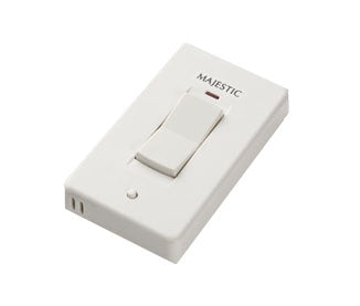 Majestic - IntelliFire Touch white wireless wall switch (on/off, cold climate, battery strength indicator)-IFT-RC150