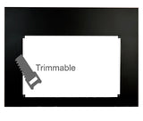 On site 35 customizable surround - 50 w x 40 h comes 4 sided with a 5 bottom can be trimmed to make 3 sided