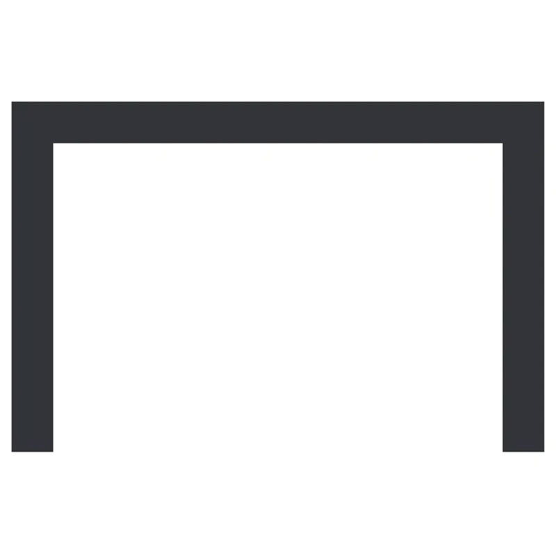 Majestic - Small 30" surround 40" x 27" - Black-MI30-4027-BK