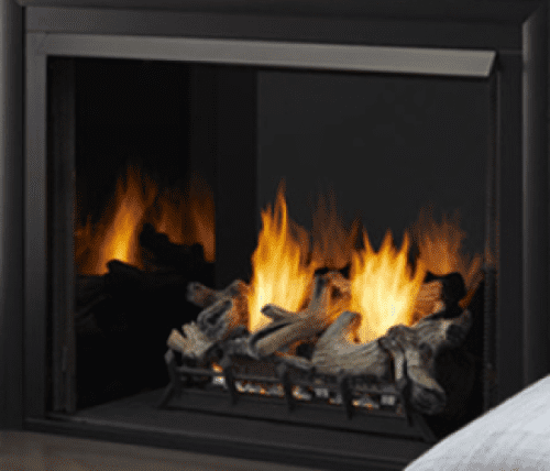 L32BGL PANEL: 32" Reflective Black Glass PanelMonessen Hearth - 32" Reflective Black Glass - L32BGL