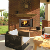 Majestic - Villawood 36" - Outdoor Wood Fireplace Firebox with Refractory Panels