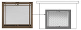 Majestic - Contemporary Rectangular Door 42" overlap front - Bronze-CRD42BZ