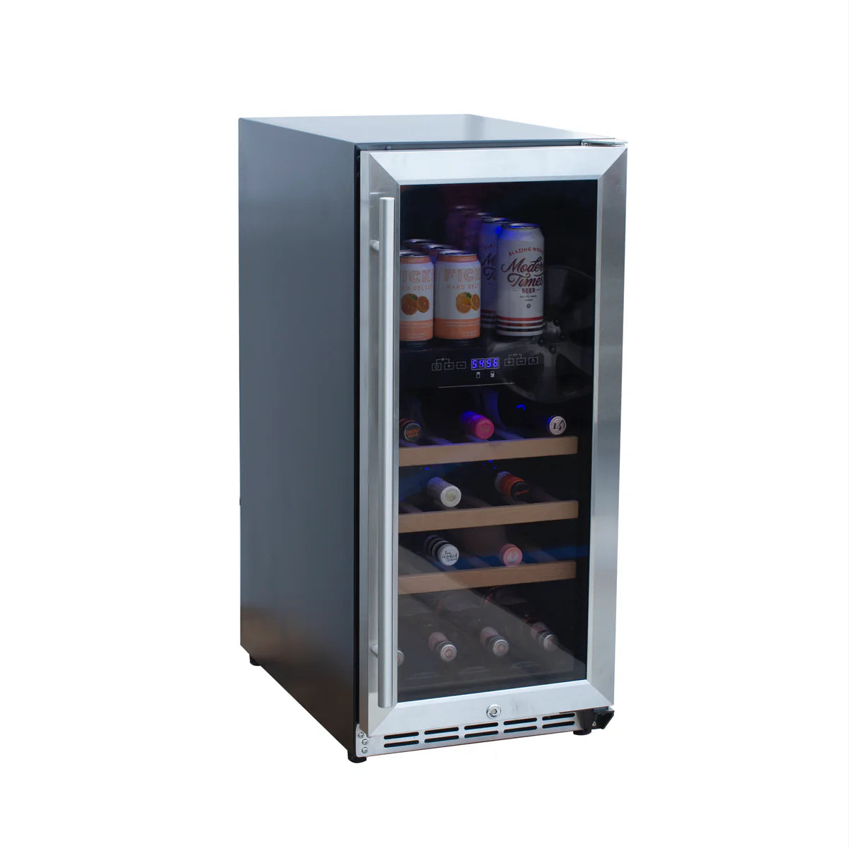 Outdoor Rated Dual Zone Wine Cooler - 15" 3.2C  - Summerset