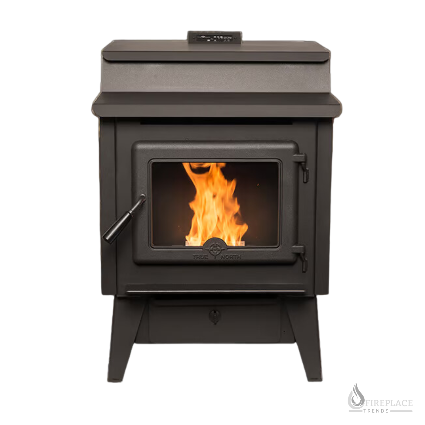 True North - TN40 Stylish Pellet Stove With Legs & Thermostat