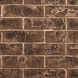 Majestic 42-Inch Tavern Brown Stacked Brick Interior Panels for Meridian Platinum 42-Inch Fireplace - BRICK42MPLTB