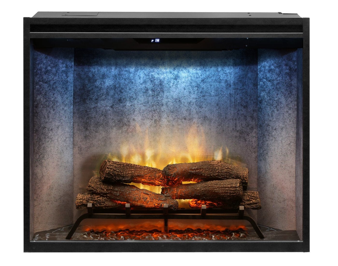 Dimplex - Revillusion® 36" Portrait Built-In Firebox, Weathered Concrete W/Glass - 500002399