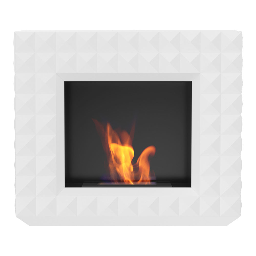 Portal bio-fireplace MILAN White - MILAN/FP/W