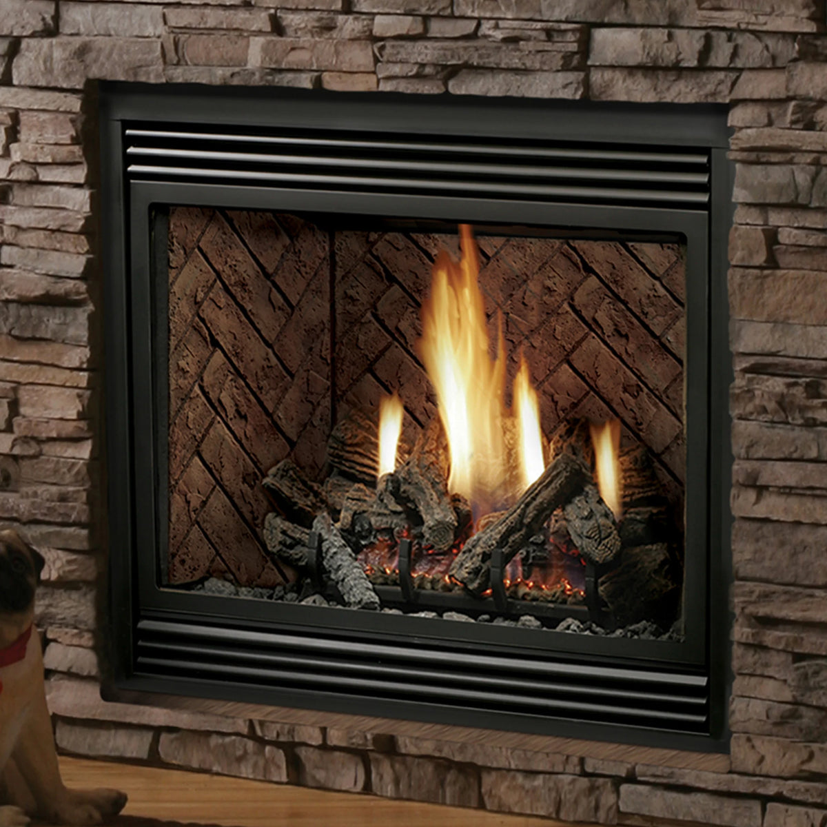 Kingsman - Zero Clearance Direct Vent Gas Fireplace - HBZDV3628