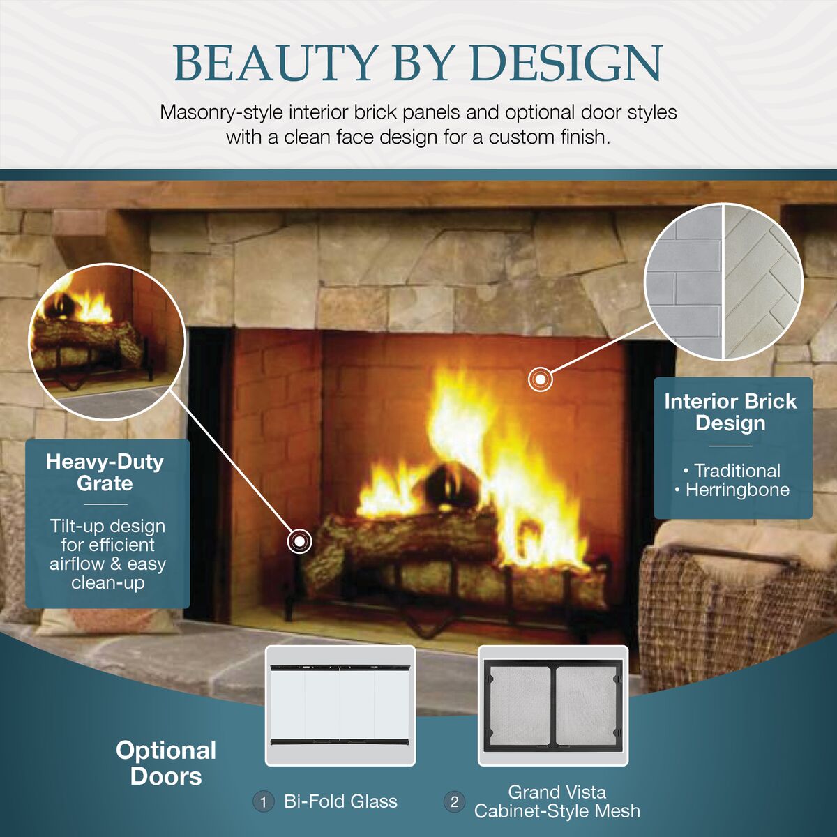 Majestic Biltmore - Wood Burning Fireplace | FireplaceTrends.com