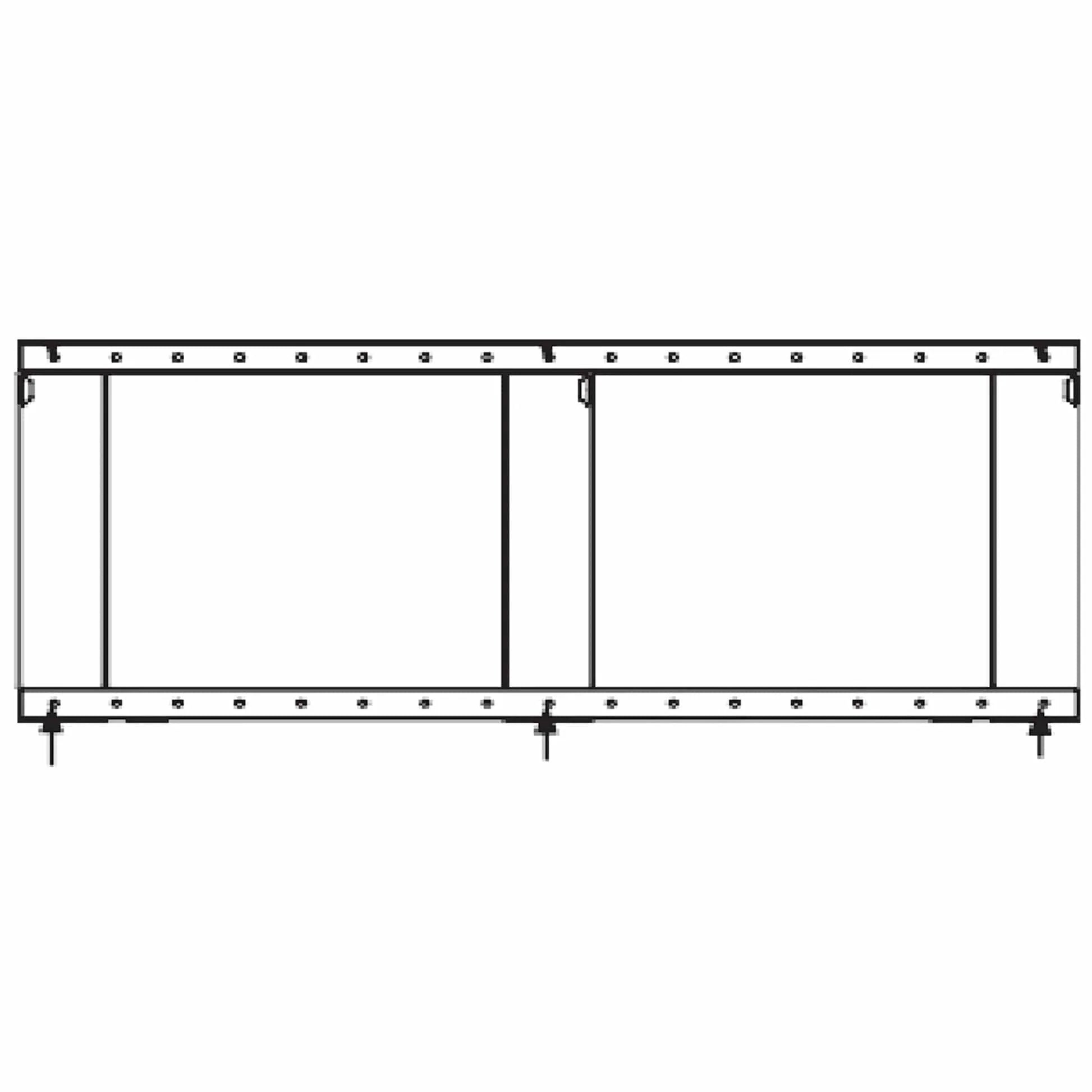 SimpliFire - Wall Mount Kit 48" - BRACKET-ALL48