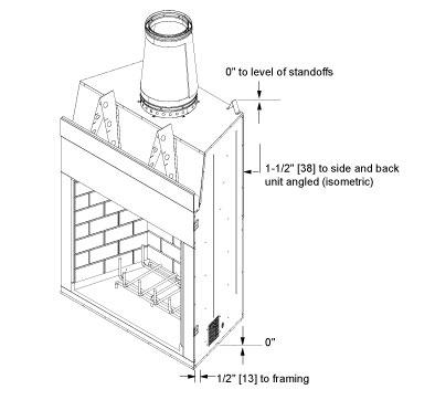 Majestic Castlewood 42 Outdoor Wood Burning Fireplace with Refractory PanelsMajestic  - Castlewood 42 Outdoor Wood Burning Fireplace with Refractory Panels