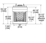Majestic Biltmore 36 Radiant Wood Burning Fireplace | FireplaceTrends.com