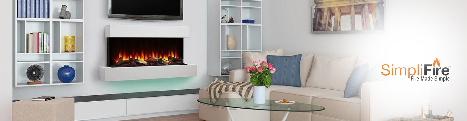 Simple Fire Electric Fireplace