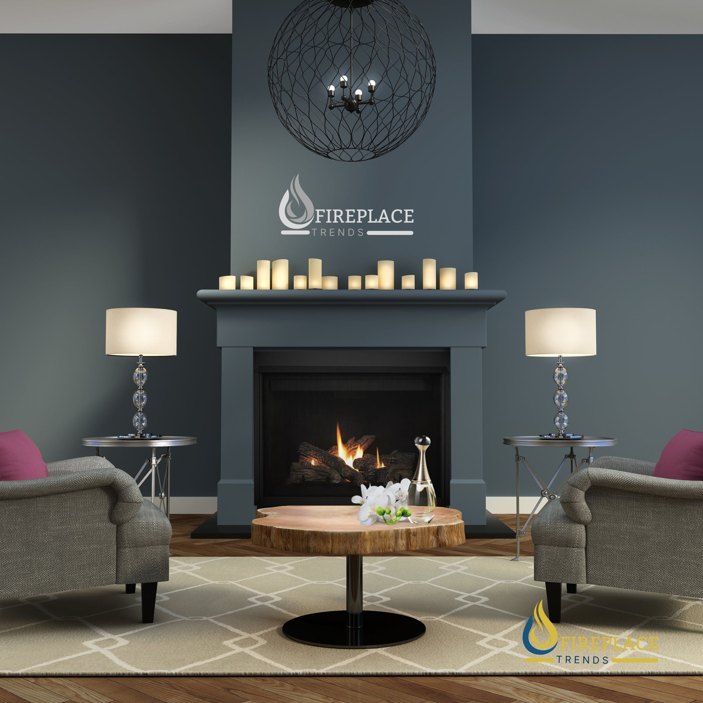 The DRT2000 Series of traditional direct vent gas fireplaces combine beauty, efficiency and value. Standard features include: dedicated top or rear flue, millivolt or electronic IPI/CPI ignition with seamless battery back-up, detailed ceramic fiber logs, black painted interior, tempered glass and standard protective screen barrier.