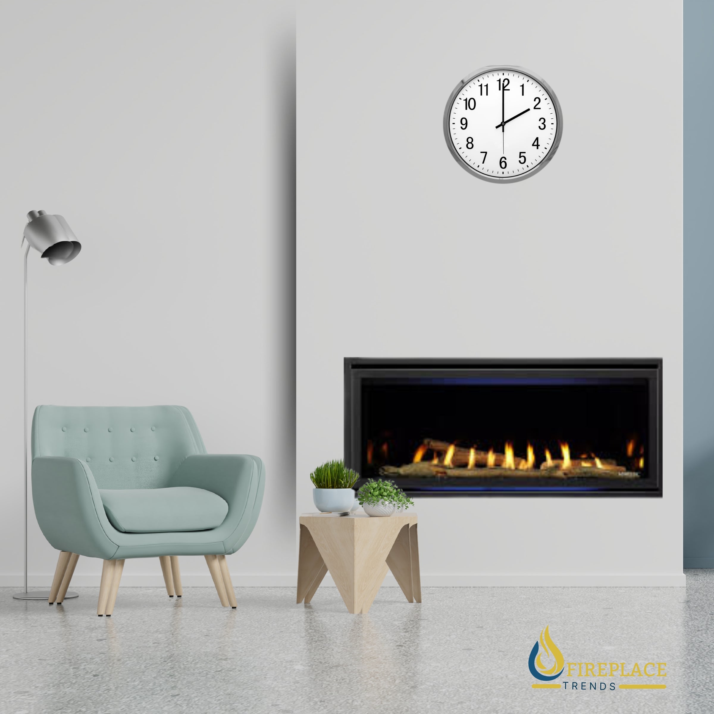 Majestic - Jade 42" - Direct Vent Linear Gas Fireplace with IntelliFire Touch Ignition System