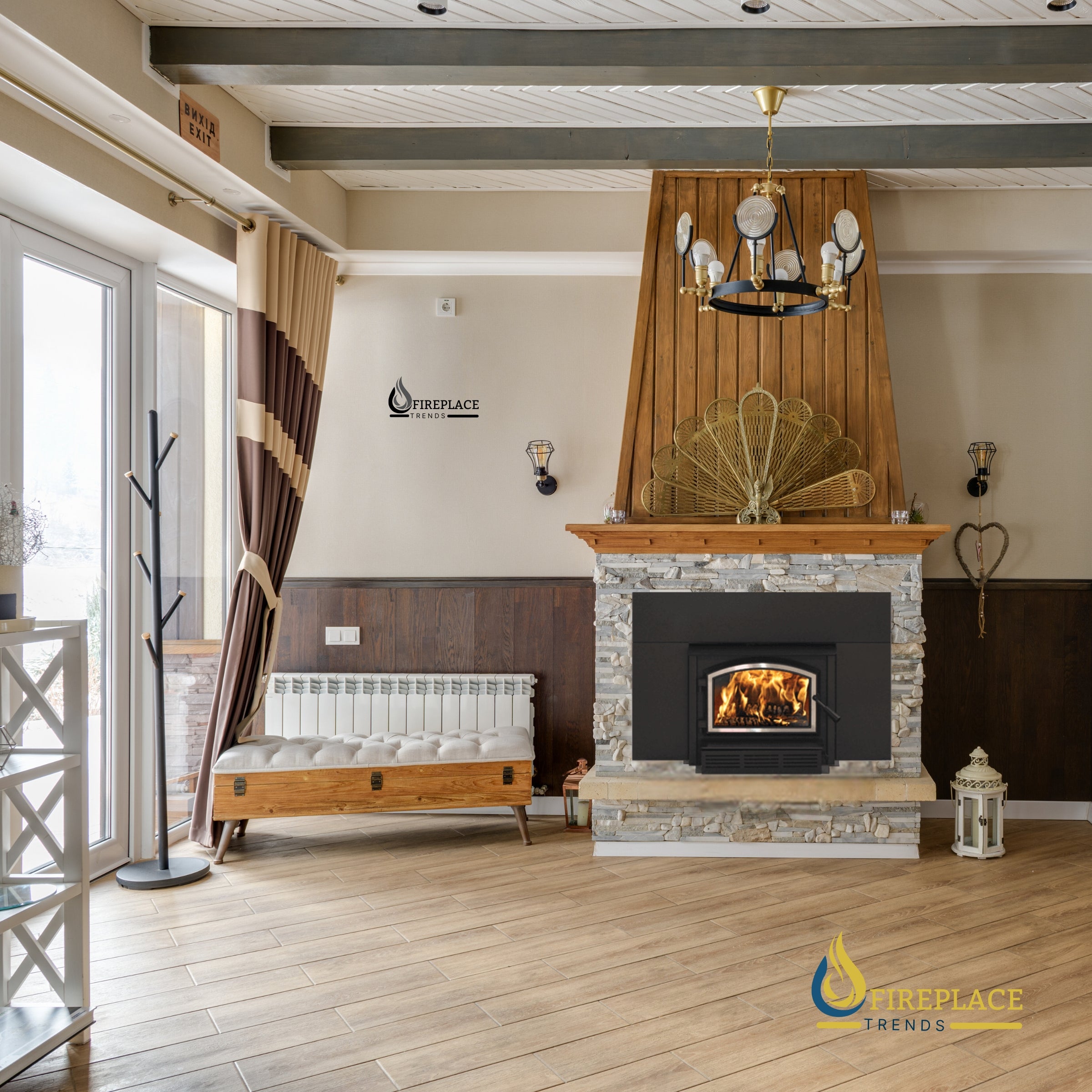 Empire Stove - Archway Wood-Burning Insert at Webstore Fireplace Trends | fireplacetrends.com - Traditional Fireplace