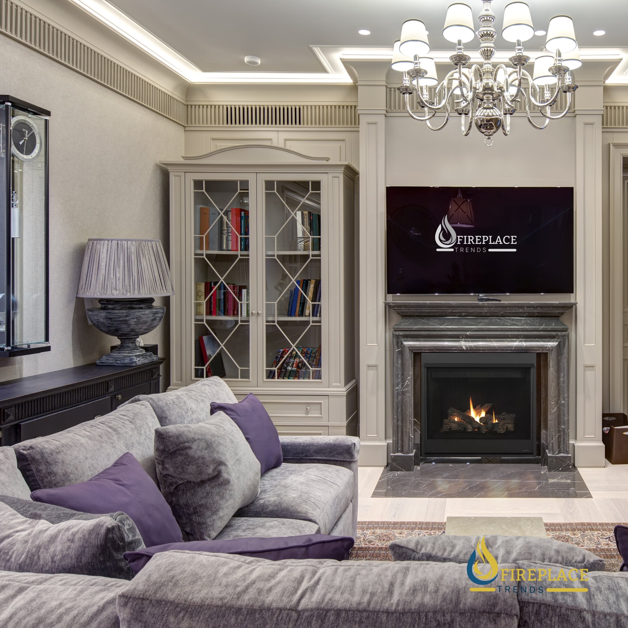 The DRT2000 Series of traditional direct vent gas fireplaces combine beauty, efficiency and value. Standard features include: dedicated top or rear flue, millivolt or electronic IPI/CPI ignition with seamless battery back-up, detailed ceramic fiber logs, black painted interior, tempered glass and standard protective screen barrier.