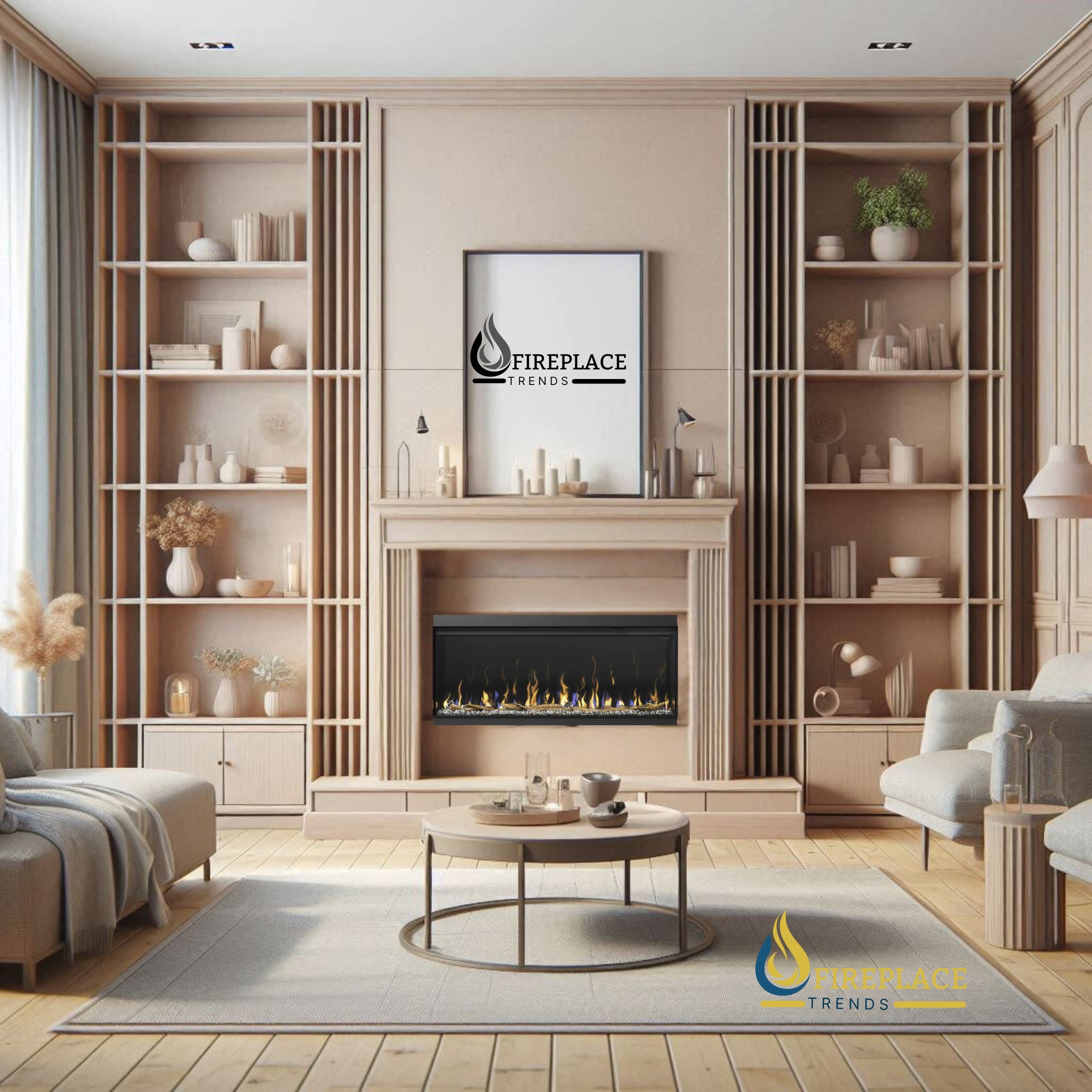 Dimplex - 100" IgniteXL Bold Linear Electric Fireplace - X-XLF10017-XD