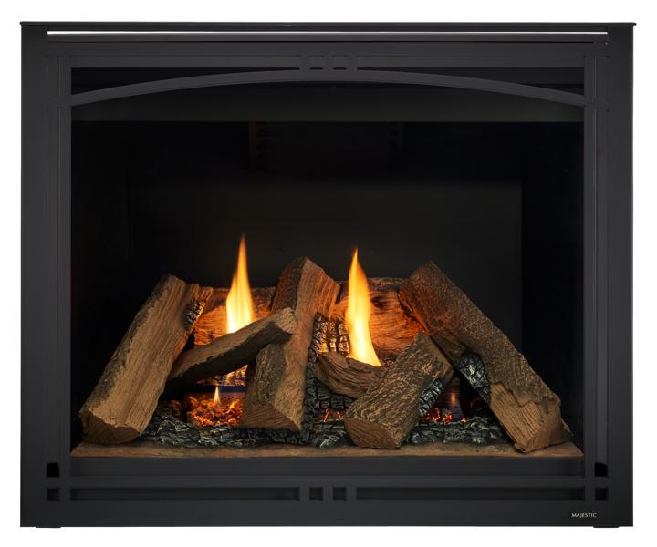 Majestic - Meridian 36 Direct Vent Traditional Gas Fireplace with Intellifire Touch Ignition