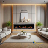 Dimplex - 100" IgniteXL Bold Linear Electric Fireplace - X-XLF10017-XD