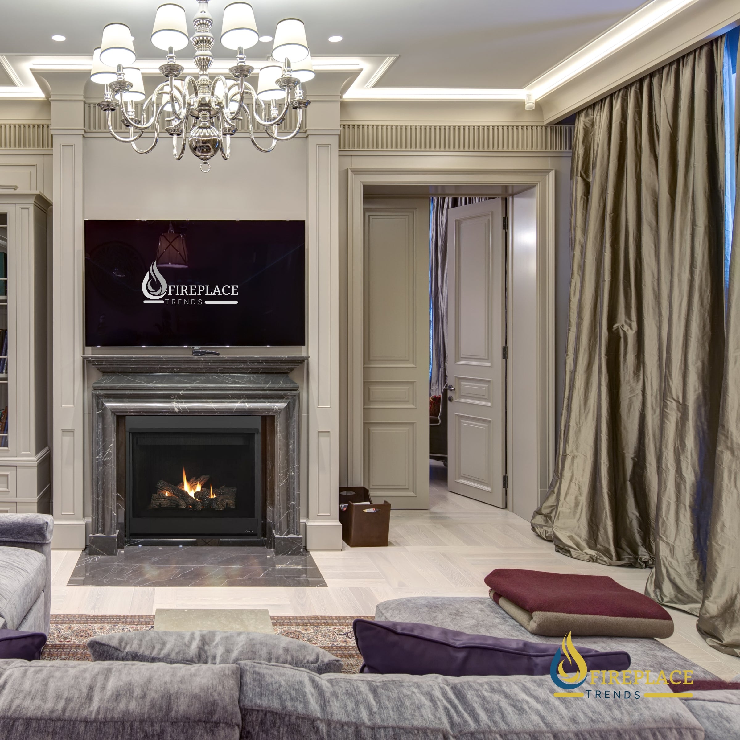 The DRT2000 Series of traditional direct vent gas fireplaces combine beauty, efficiency and value. Standard features include: dedicated top or rear flue, millivolt or electronic IPI/CPI ignition with seamless battery back-up, detailed ceramic fiber logs, black painted interior, tempered glass and standard protective screen barrier.
