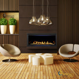 Majestic - Jade 42" - Direct Vent Linear Gas Fireplace with IntelliFire Touch Ignition System
