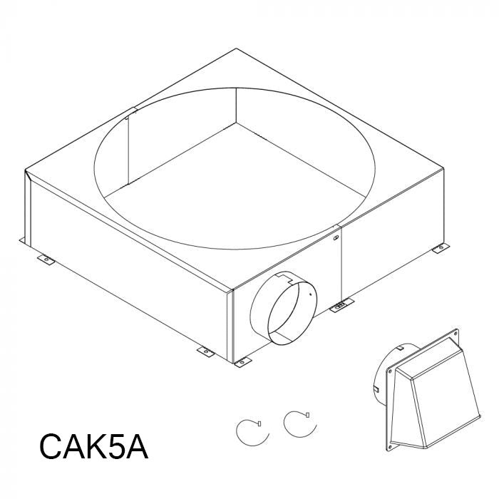 Outdoor Lifestyle - Chimney air kit ( For use with BIR42 and RUTHERFORD-42, DCASTLEWD-42) - CAK8A
