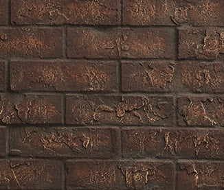 Majestic BRICK42MERCR 42-Inch Cottage Red Traditional Brick Interior Panels
