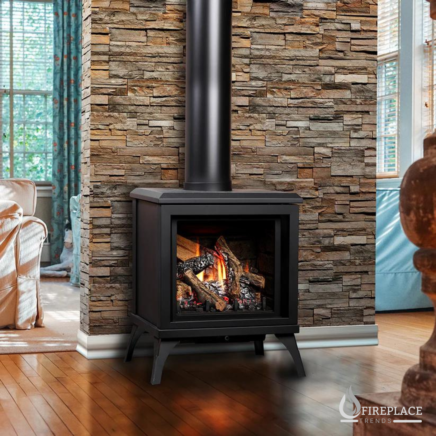 Kingsman - Free Standing Direct Vent Gas Stoves - FDV200S