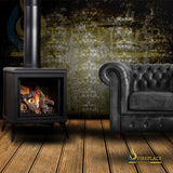 Kingsman - 23" - Free Standing Direct Vent Gas Stove: Elegance Meets Efficiency - FDV200S