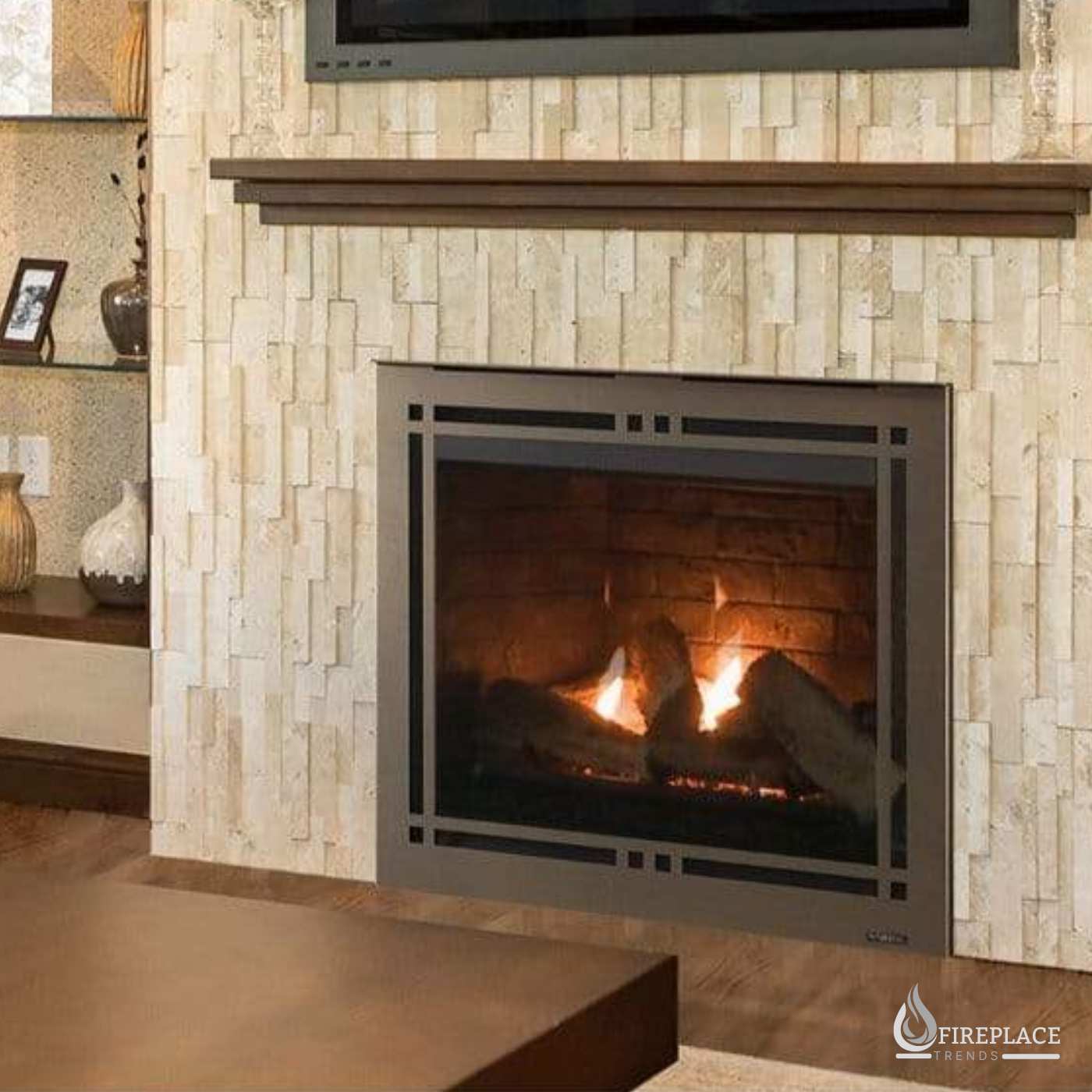Majestic - Meridian 36 Direct Vent Traditional Gas Fireplace with Intellifire Touch Ignition