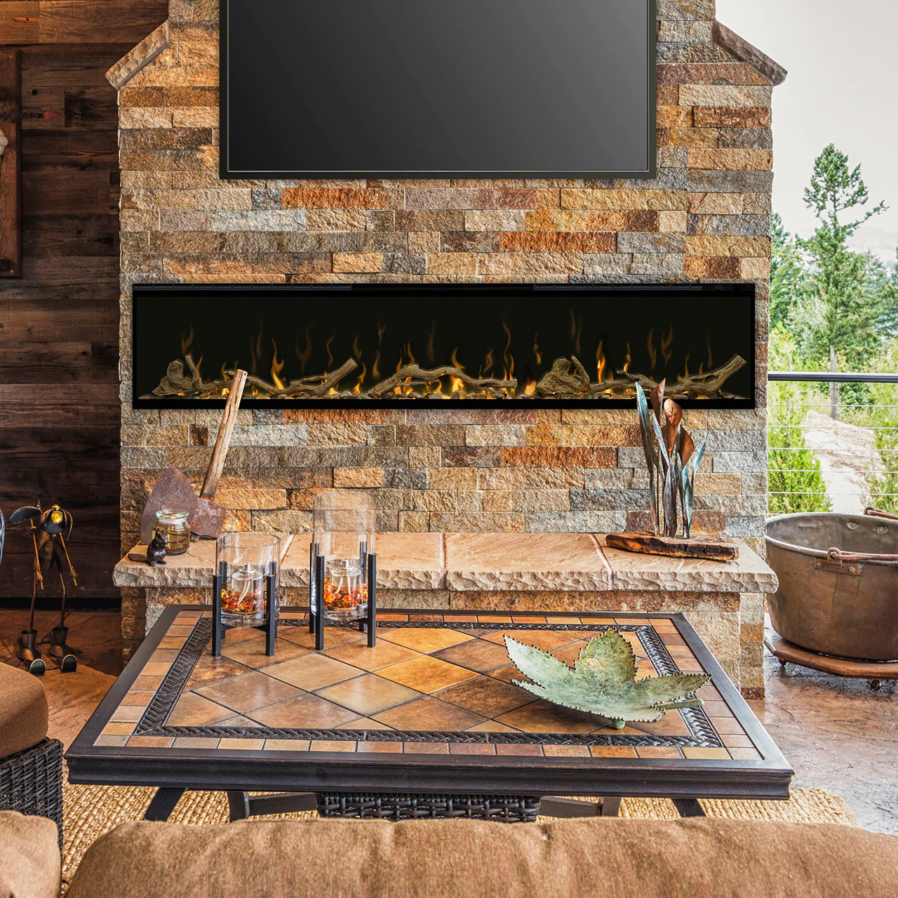 74" IgniteXL Linear Electric Fireplace - Wall Mount