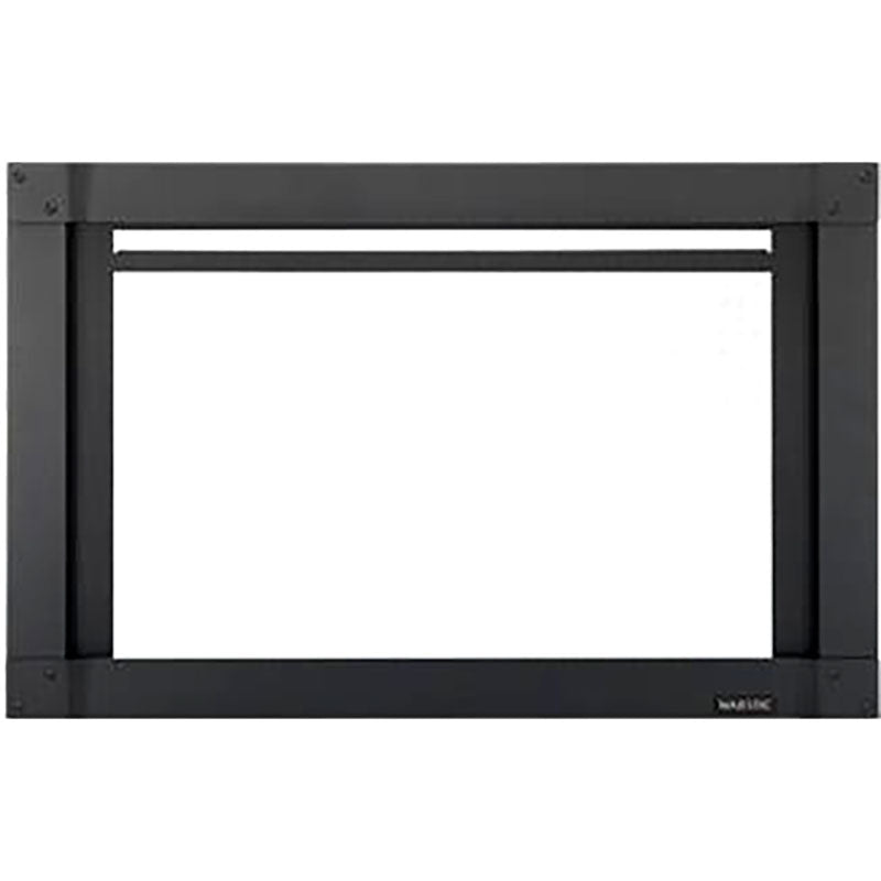 Majestic Mission Full View Black 25-Inch Screen Front for Trilliant 25-Inch Fireplace