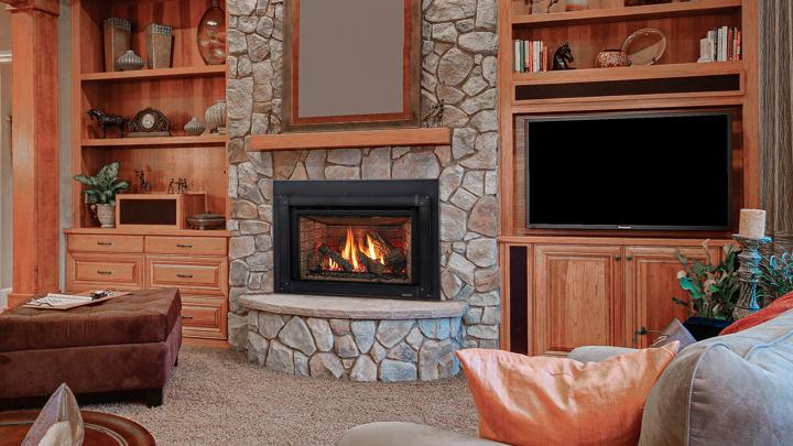 Majestic Trilliant Small 25 Direct Vent Gas Fireplace Insert with Intellifire Touch Ignition System