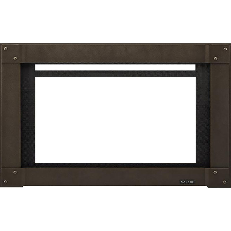 Majestic Mission Full View New Bronze 25-Inch Screen Front for Trilliant 25-Inch Fireplace
