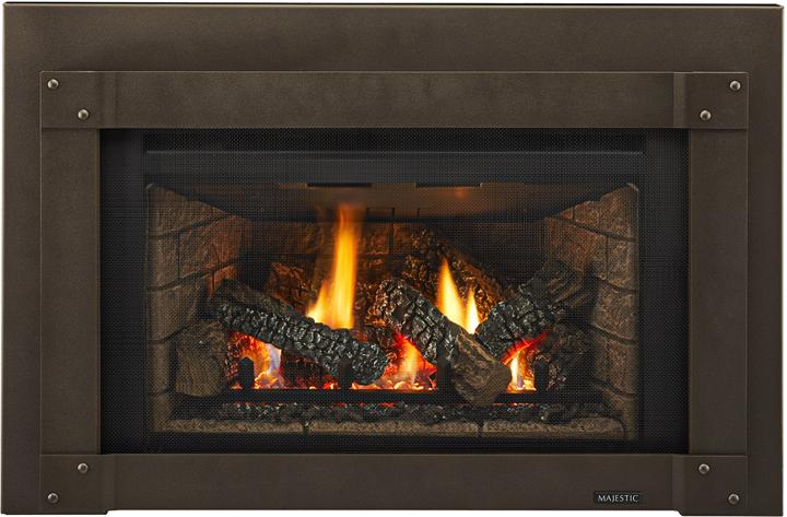 Majestic Trilliant Large 35 Direct Vent Gas Fireplace Insert with Intellifire Touch Ignition System