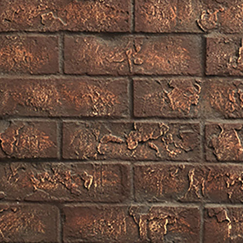 Traditional 25 Brick interior panels - Cottage Red - BRICKMI25CR
