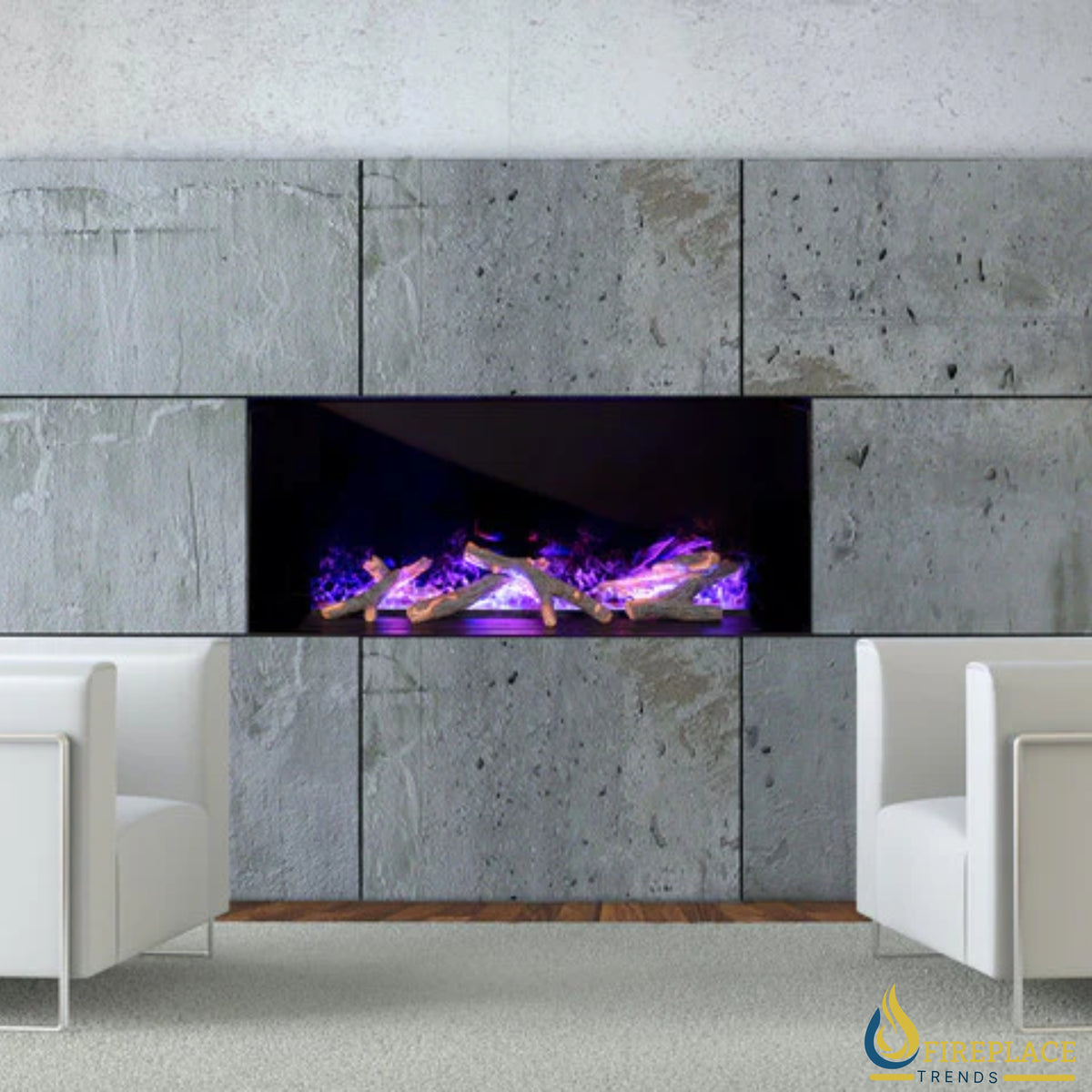 Netzero - 20" - Waterplace Electric Insert Fireplace