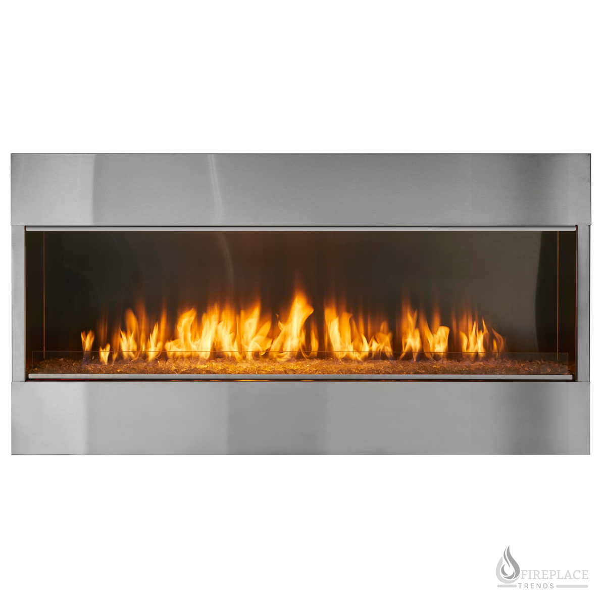 Majestic - Lanai 60 Outdoor Gas Linear Fireplace with IntelliFire Ignition Single-sided