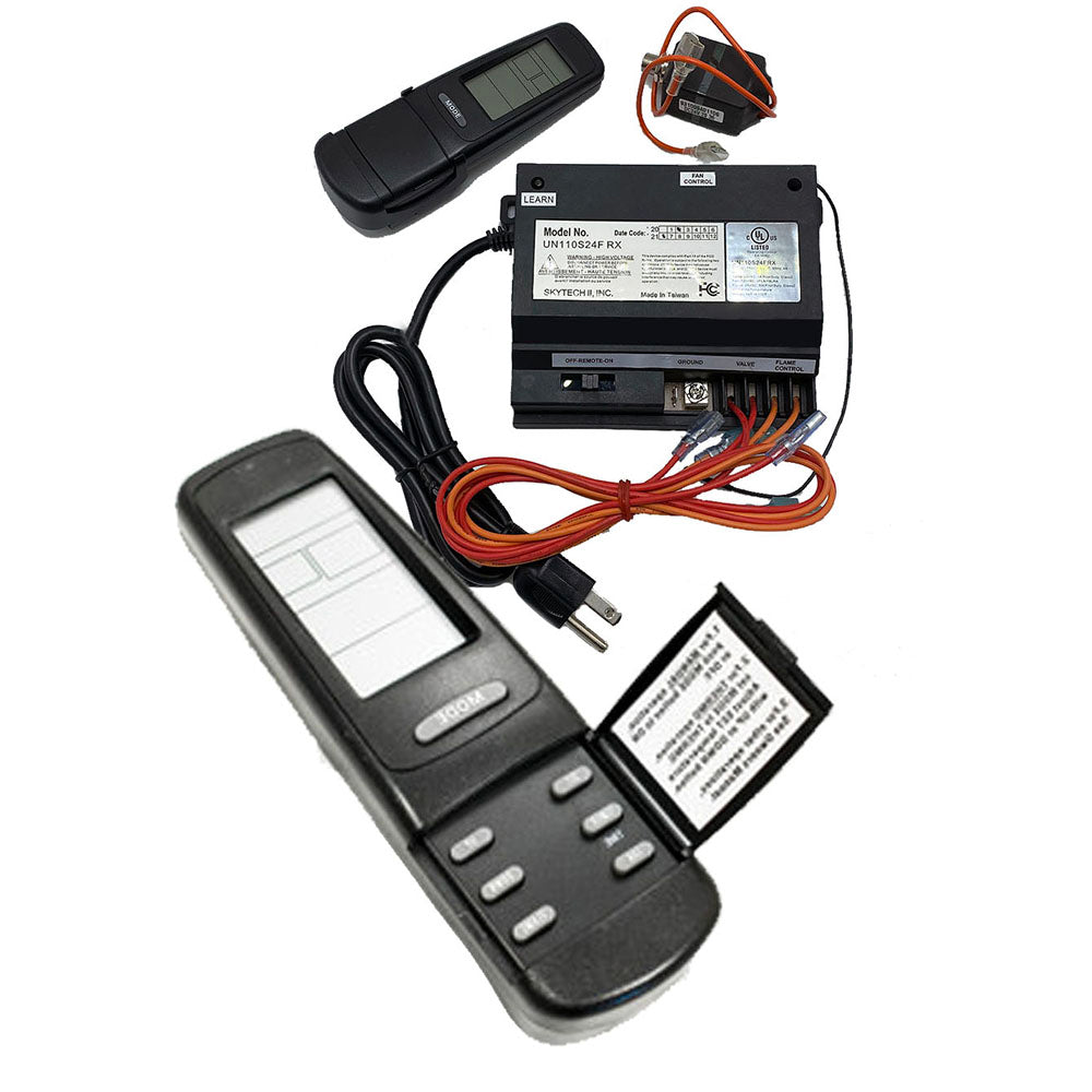 Outdoor Lifestyle - IPI Remote Control (on/off, fan speed, flame control, temperature readout, thermostat mode, timer mode) - RCT-MLT-HHT