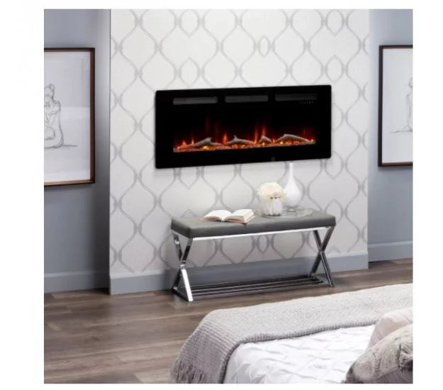 Sierra Series Linear Electric FireplacesDimplex - Sierra 48", 60", 72" Wall-mounted/Built-In Linear Electric Fireplace | Fireplace Trends