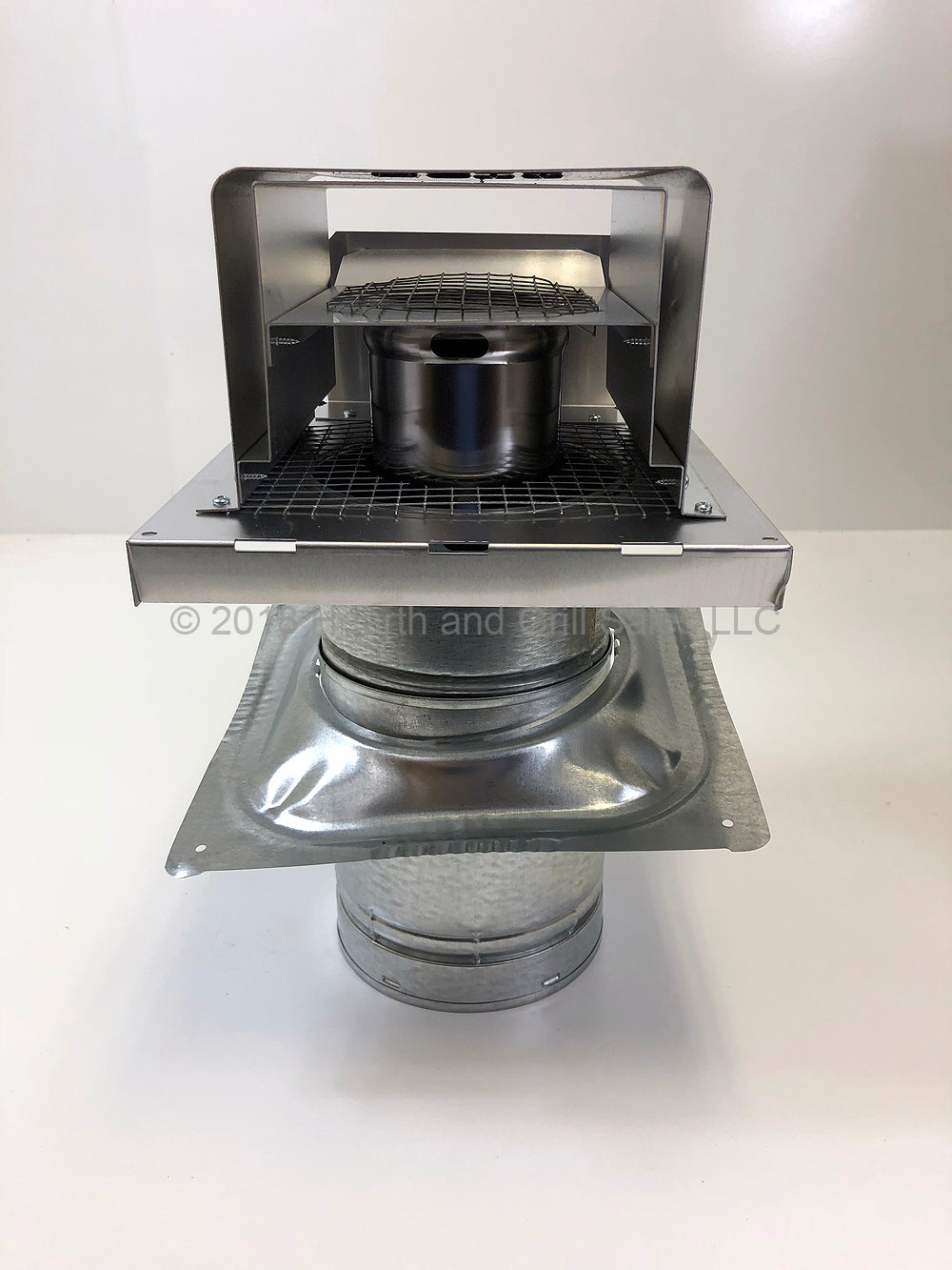 Majestic - Rear Vent Termination Kit includes adj Termination Cap, 1" firestop, 9" - 12" adj. termination pipe-SLP-RVTK
