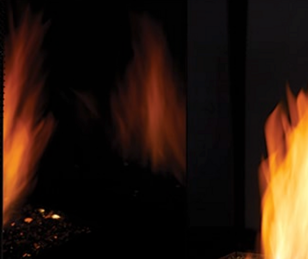 Monessen Hearth - 42" Reflective Black Glass - L42BGL