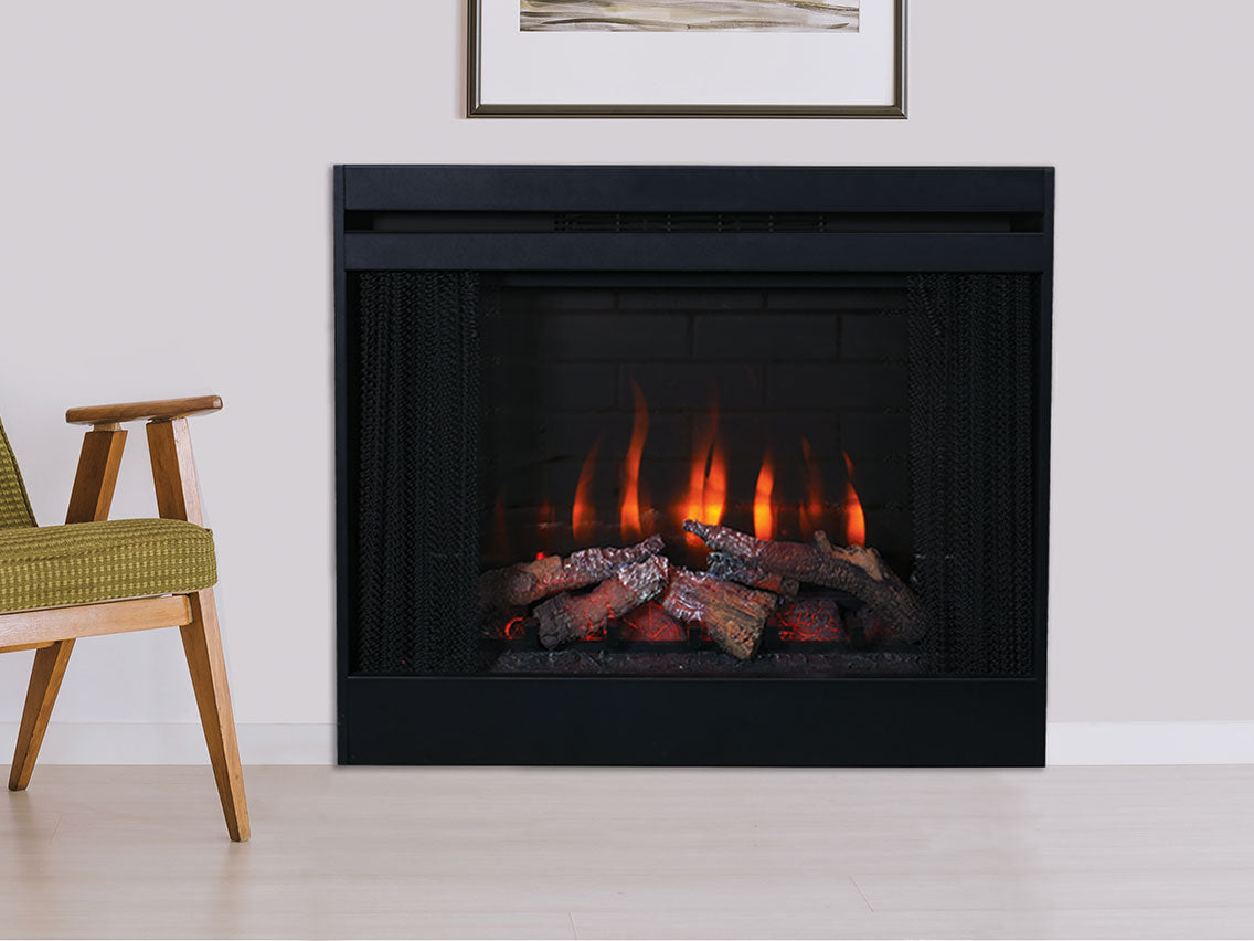 Traditional Electric Fireplace - Pro Series - 33"  | www.fireplacetrends.com
