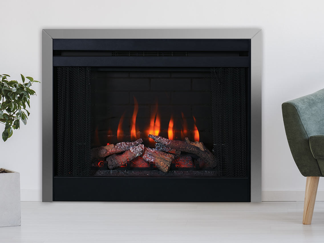 Traditional Electric Fireplace - Pro Series - 33"  | www.fireplacetrends.com